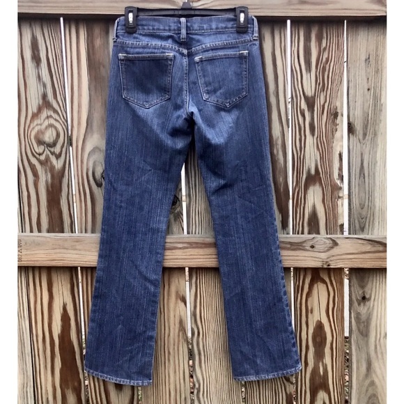 Old Navy Diva Jeans Sz. 1 Regular Denim Navy Blue Straight Stretch - Picture 8 of 9